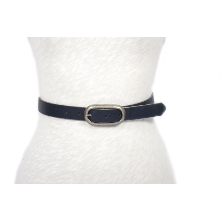 cinturón de piel negro 2.5cm handmade in barcelona unisex cuero vacuno