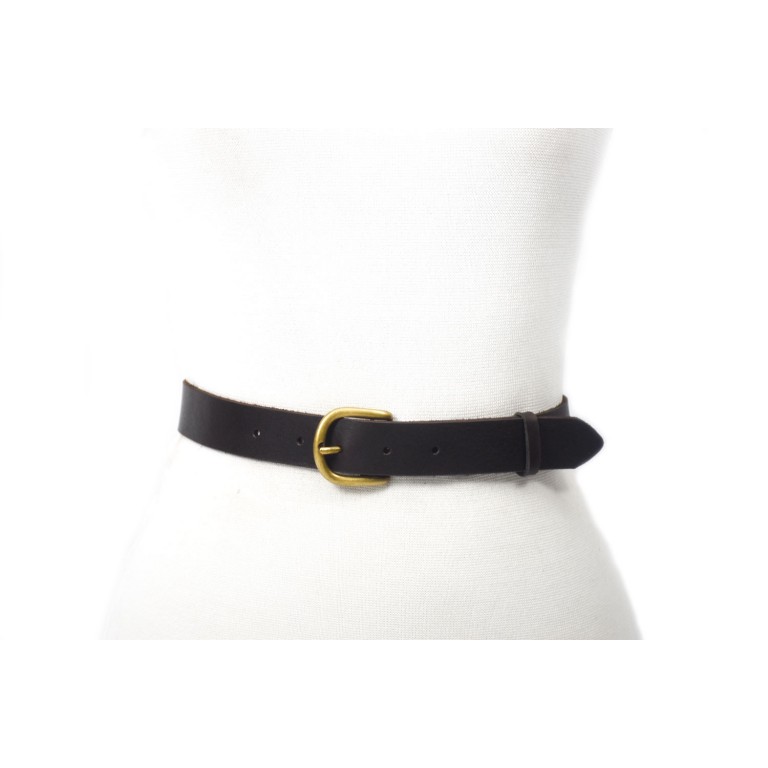 cinturon 3.5cm negro hebilla oro viejo handmade barcelona unisex